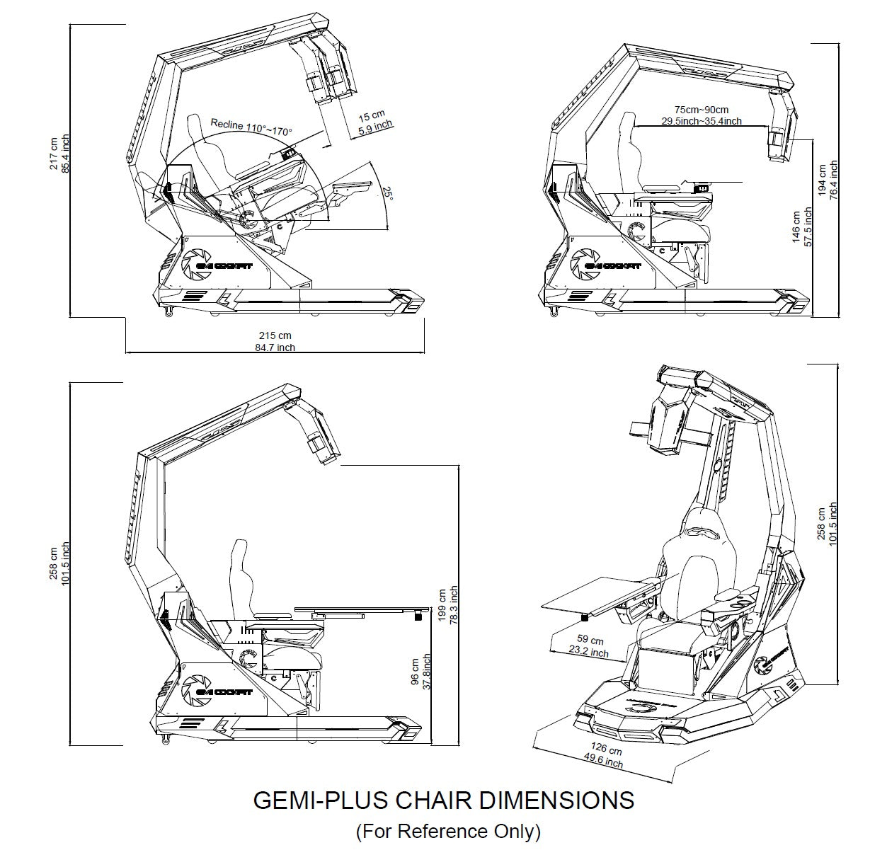 GIMI-PLUS Workstation Chair