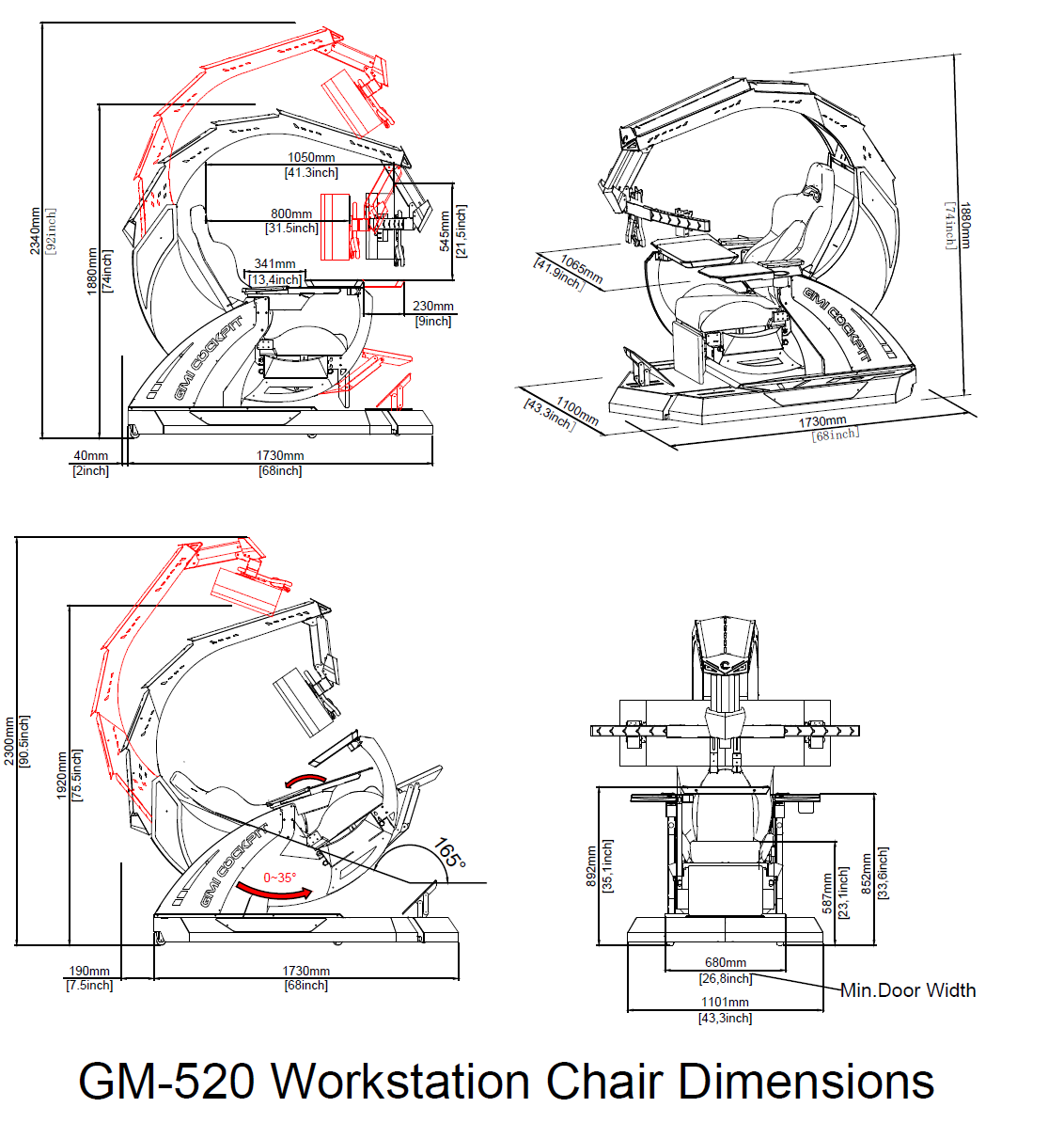 GM-520 Workstation Chair